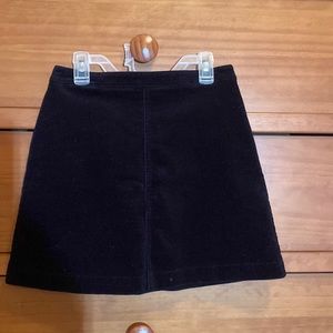 Forever 21 black corduroy skirt